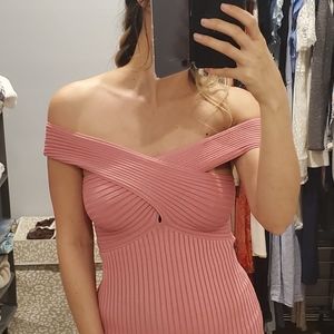 BCBG MAXAZRIA criss-cross top